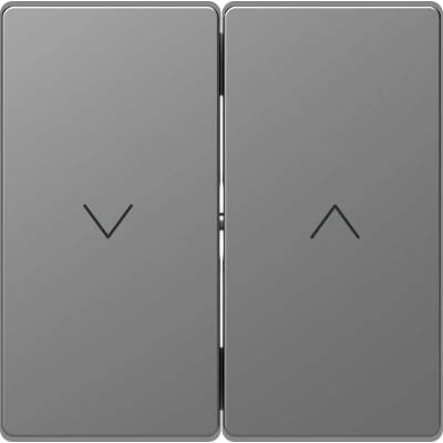 Merten kryt prepínač systém design nerezová oceľ MEG3855-6036