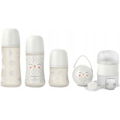 Suavinex novorodenecký set Hygge sivá