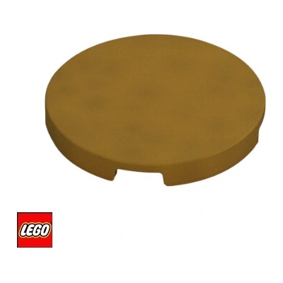 LEGO® 67095 Kruhová Dlaždice 3x3 Zlatá