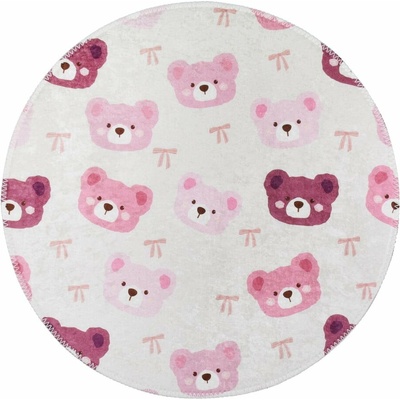 Vitaus Pink Cute Teddies Ružový slonovinový