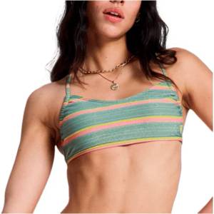 Roxy Дамско бикини долнище Roxy Women's Ocean Dreamer Cheeky Bikini bottom - Oil Green Say It With Stripes (150-6322-0112)