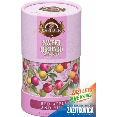 BASILUR Sweet orchard red apple & yuzu čierny čaj 75 g