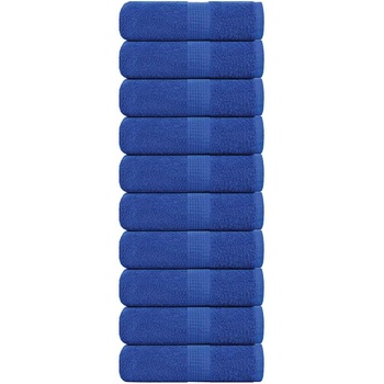 vidaXL Кърпи за пране 10 бр. FROGN сини 30x30 см 100% памук (136706)