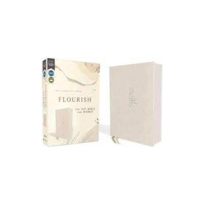 Flourish: The NIV Bible for Women, Cloth Over Board, Cream, Comfort Print | NIV