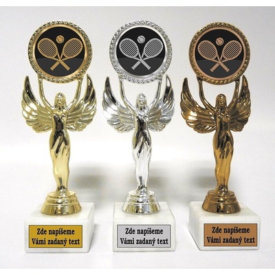VIZINGR Tenisové trofeje F32-830-LAC017 F32-830-LAC017 bronz