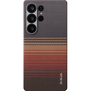 Image 1 of PITAKA Гръб Pitaka за Samsung Galaxy S25 Ultra, Tactile Woven Case, Sunset