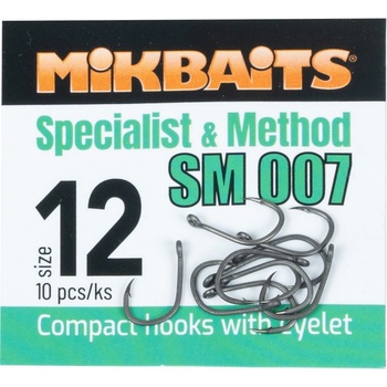 Mikbaits Specialist & Method SM 007 vel.12 10 ks