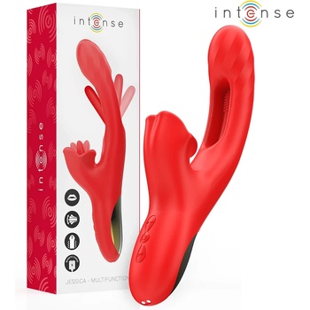 Вибратор за клиторна и вагинална стимулация, 24, 8см. - Intense Jessica (D-243384)