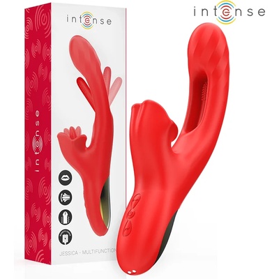 Вибратор за клиторна и вагинална стимулация, 24, 8см. - Intense Jessica (D-243384)