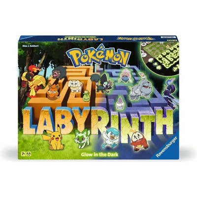 Настолна игра Ravensburger - Pokemon Labyrinth Glow in the Dark - Детска (RAVE22705)