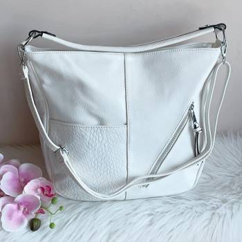 Image 1 of Бяла Дамска Чанта - Модел 1077