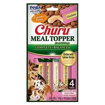 Churu Meal Topper Chicken with Salmon Recipe 4 x 14 g