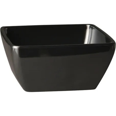 Hendi Štvorcová miska čierna 250 x 250 x 105 mm