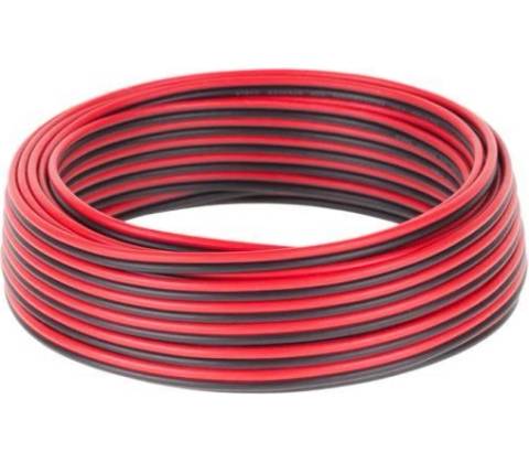 Cabletech 2x0,75 mm černo-rudá