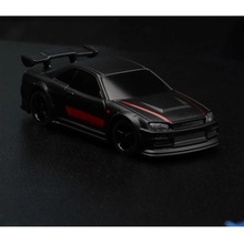 Turbo Racing C74 On-Road RC Car RTR černá s červeným pruhem TB-C74BK 1:76