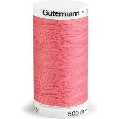 Polyesterové nitě Gütermann návin 500 m Barva: 889 Anemone
