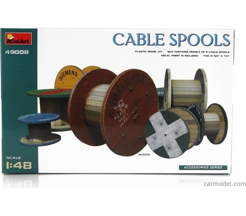 Miniart Accessories Cable Spools 1:48