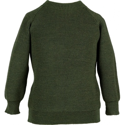 Reiff Детски вълнен пуловер Reiff Kids' Pearl-Trimmed Jumper Merino jumper - Wald - размер 116 (EU) (704-5549-0614)