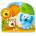 Hape Пъзел с дръжки - Дивата природа