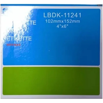 Image 1 of NEOMAX ЛЕНТА ЗА ЕТИКЕТНИ ПРИНТЕРИ BROTHER ТИП QL - LARGE SHIPPING LABEL - 102 mm x 152 mm x 200 - DK11241 (DK-11241) - PN LB-11241 - NEOMAX (300BRADK11241N)