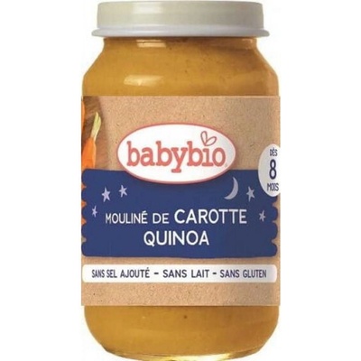 Babybio БИО Зеленчуково пюре с Моркови и Киноа 200г