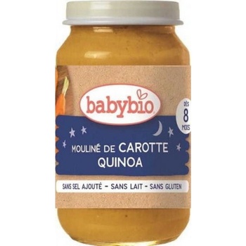 Babybio БИО Зеленчуково пюре с Моркови и Киноа 200г