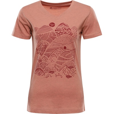 ALPINE PRO Дамска функционална тениска с cool-dry ALPINE PRO GREMA 2 tawny orange вариант pb ALPINE PRO | Cherven Oranzhev | ЖЕНИ | XS