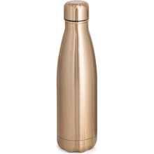 Show Metallic Fľaša z nehrdzavejúcej ocele s matným kovovým povrchom 510 ml Saténovo zlatá