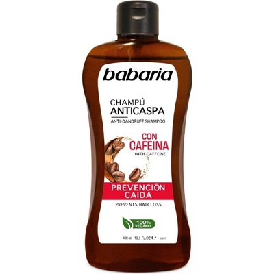 Babaria Anti-dandruff Shampoo s kofeinem proti lupům 400 ml