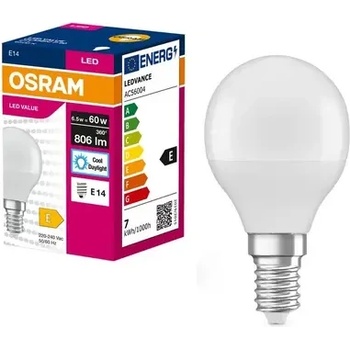 Image 1 of OSRAM LED ЛАМПА VALUE CLP60 806lm/865 E14 LEDVANCE (LEDVANCE 4058075311947)