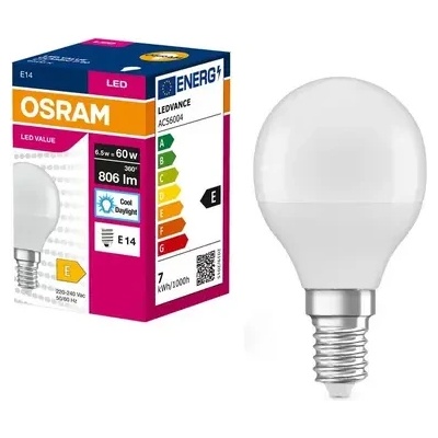 OSRAM LED ЛАМПА VALUE CLP60 806lm/865 E14 LEDVANCE (LEDVANCE 4058075311947)