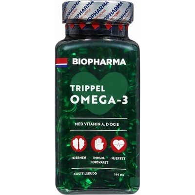 Biopharma Trippel Omega 3 144 kapsúl