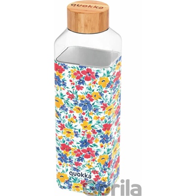 Quokka Sklenená fľaša Storm Ditsy Floral 700 ml