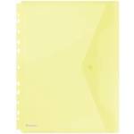 DONAU Калъф за документи a4, pp, патент, с щипка, donau, жълт 8540001pl-11 (8540001pl-11)