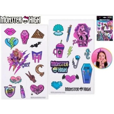 RMS International Monster High sada tetování v papírové kartě