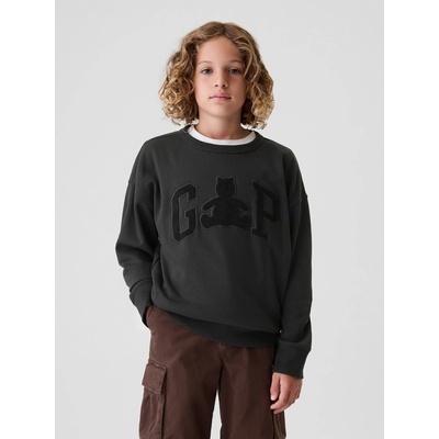 GAP Children's Sweatshirt with Logo Boys čierna