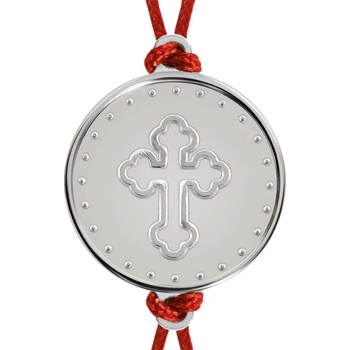 Image 1 of Macoins gold Сребърна гривна Свети Димитър