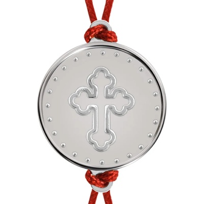 Macoins gold Сребърна гривна Свети Димитър