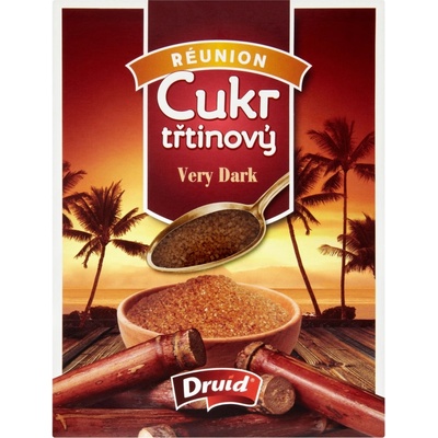 Druid Třtinový cukr Very Dark krabička 400 g