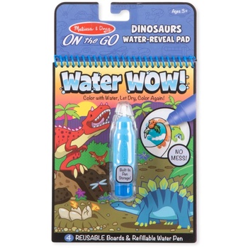 Image 1 of Melissa & Doug - Книжка за оцветяване на водна основа - Дино (19315)