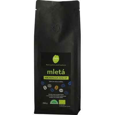 Fairobchod Bio mletá Nikaragua SHG 250 g