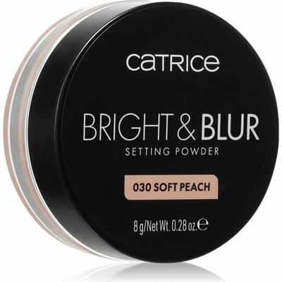 Catrice Bright & Blur rozjasňujúci sypký púder 030 Soft Peach 8 g