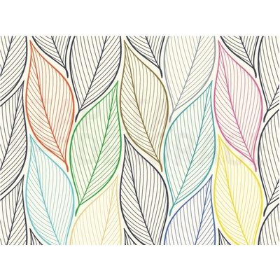 GEKKOFIX 14087 Samolepící fólie barevné listy samolepící tapety rozměry 45 cm x 15 m