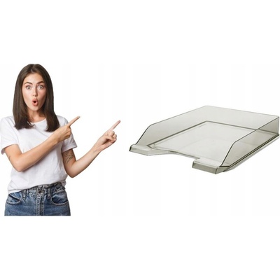 Donau plastový odkladač transparentní kouřový – Hledejceny.cz