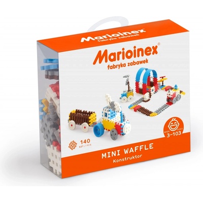 Marioinex MINI WAFLE 140 ks Konstruktér chlapci
