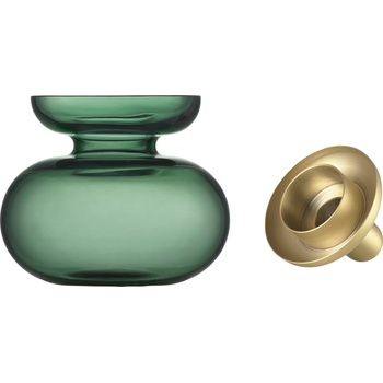 Zone Denmark Inu Ваза/свещник 10 см, опушено зелено (36673)