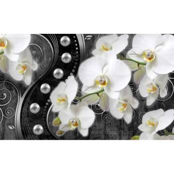 Image 1 of Фототапет Абстракция орхидеи 6 3d l