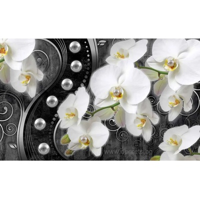 Фототапет Абстракция орхидеи 6 3d l