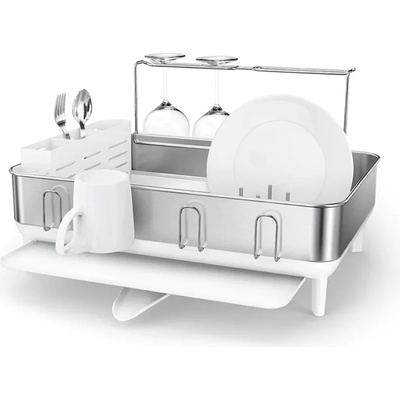 simplehuman Сушилник за съдове Simplehuman, бял (KT1190)