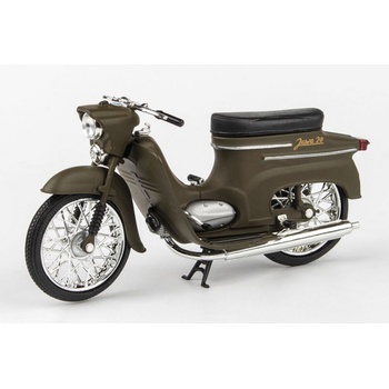 Abrex Jawa 50 Pionýr typ 20 Vojenská motorka časopis s modelem 1967 Zelená 1:18